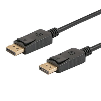 Kabel SAVIO CL-136 (DisplayPort M - DisplayPort M; 2m; kolor czarny)-3352636