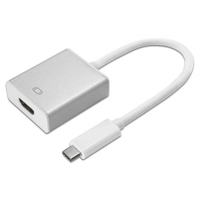 Adapter do kabli Maclean MCTV-841 (Micro USB typu C M - HDMI F; kolor biało-szary)-3378864