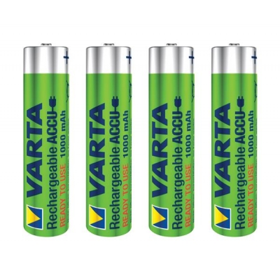Zestaw akumulatorków AAA VARTA Ready2Use 5703301404 (1000mAh ; Ni-MH)-3566011