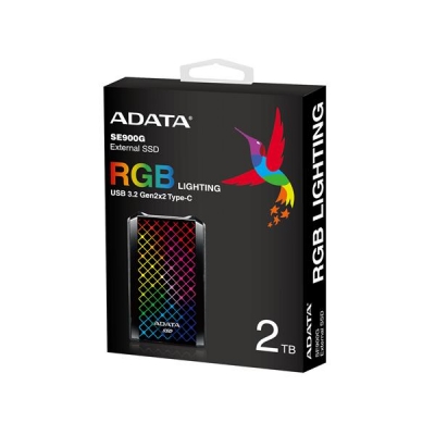 ADATA DYSK SSD External SE900 2TB USB3.2-A/C RGB-3621880