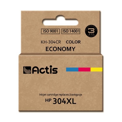 Tusz ACTIS KH-304CR (zamiennik HP 304XL N9K07AE; Premium; 18 ml; kolor)-3027874