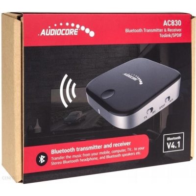 Adapter AUDIOCORE AC830 (Jack - Micro USB ; kolor czarno-srebrny)-3814609