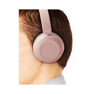 Słuchawki JVC HAS-31MPE (nauszne, różowe)-3867366