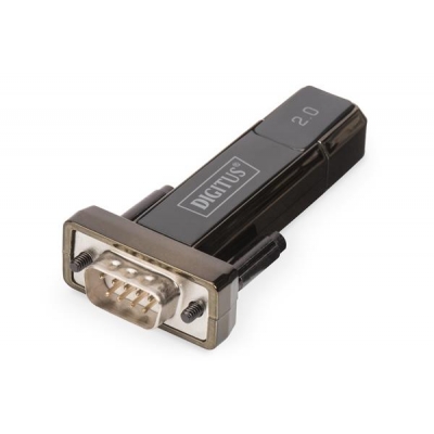 Adapter DIGITUS DA-70156 (USB M - RS-232 M; kolor czarny)-2904897