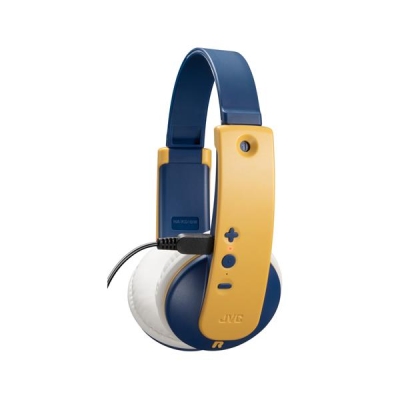 Słuchawki JVC HAKD10WYE (dla dzieci, nauszne, bluetooth, yellow/blue)-4116116