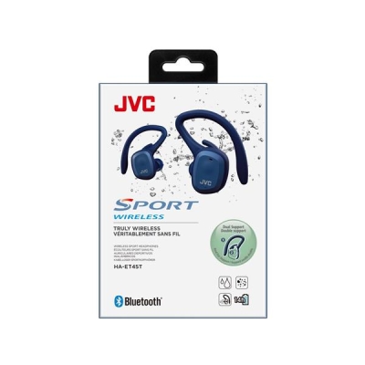 Słuchawki JVC HAE-T45TAU (douszne, TWS, bluetooth, blue)-4195837