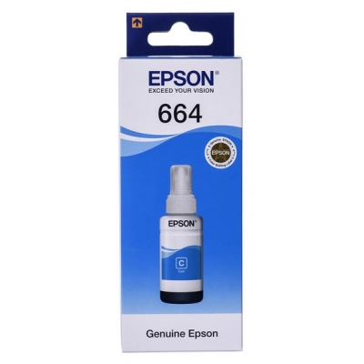 Tusz Epson C13T66424A (oryginał ; 70 ml; niebieski)-4324880