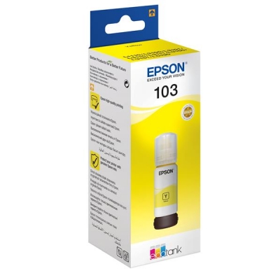 Tusz Epson C13T00S44A (oryginał 103; 65 ml; żółty)-4324887