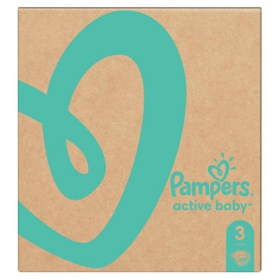 Pampers Zestaw pieluch Active Baby MTH Box 3 (6-10 kg); 208-4383922