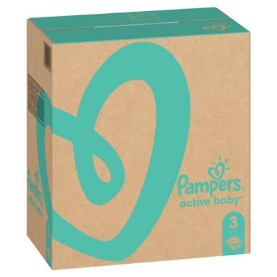 Pampers Zestaw pieluch Active Baby MTH Box 3 (6-10 kg); 208-4383926