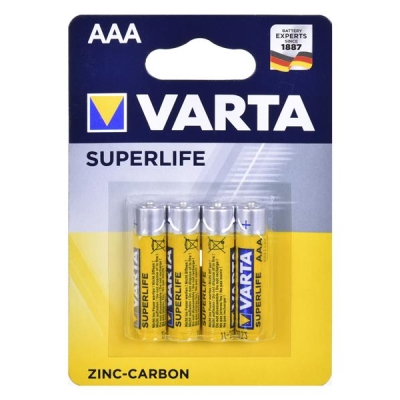 Zestaw baterii cynkowo-węglowe VARTA Superlife R03 AAA (Zn-C; x 4)-4831342