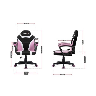 Fotel gamingowy dla dziecka HZ-Ranger 1.0 pink mesh-4879408