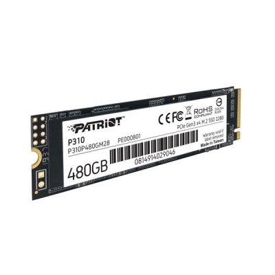 SSD Patriot P310 480GB M.2 2280 PCIe NVMe 4.0 x4 TLC-5301904