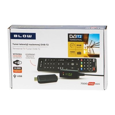 BLOW TUNER DVB-T2 7000FHD MINI H.265-5328586