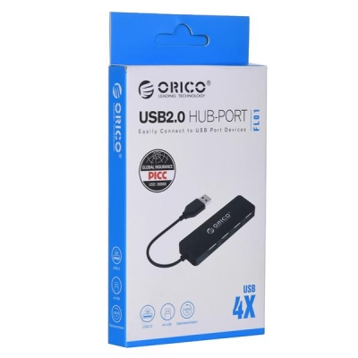 ORICO HUB USB 4X USB-A 2.0, CZARNY-5335667