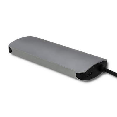 QOLTEC ADAPTER USB 3.1 C MĘSKI | HDMI ŻEŃSKIE | USB 3.0 ŻEŃSKIE | RJ-45 ŻEŃSKIE | SD | MICRO SD | PD-5500456