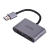 UNITEK ADAPTER USB-A - HDMI & VGA, FULLHD, M/F-5500498