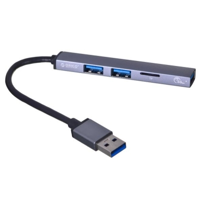 ORICO HUB USB-C 3X USB-A, MICROSD, 5 GBPS, ALU-5515770