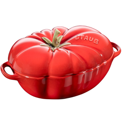 Mini Cocotte ceramiczny owalny pomidor STAUB 40511-855-0 - czerwony 500 ml
