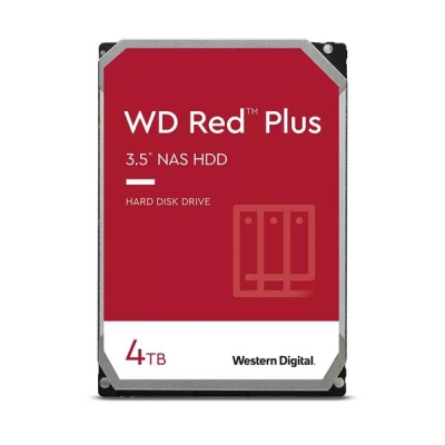 Dysk HDD WD Red Plus WD40EFPX (4 TB ; 3.5"; 258 MB)