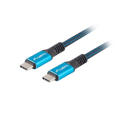LANBERG KABEL USB-C M/M 4.0 0.5M 100W 8K 30HZ CA-CMCM-45CU-0005-BK
