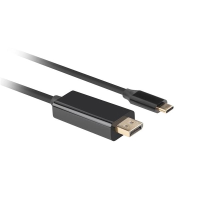 LANBERG KABEL USB-C(M)->DISPLAYPORT(M) 1M 4K 60HZ CZARNY CA-CMDP-10CU-0010-BK-5606108