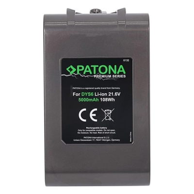 Bateria Patona Premium do Dyson V6 DC56 DC58 DC59 DC61 DC62 DC72 DC74 SV03 SV04 SV05 SV06 SV07 SV08-5682623