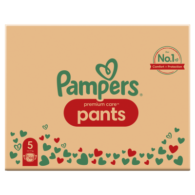 Pieluchy PAMPERS Premium PANTS MTH rozm 5 (12-17kg) 102szt-5692633