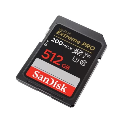 SANDISK EXTREME PRO SDXC 512GB 200/140 MB/s A2-5711789