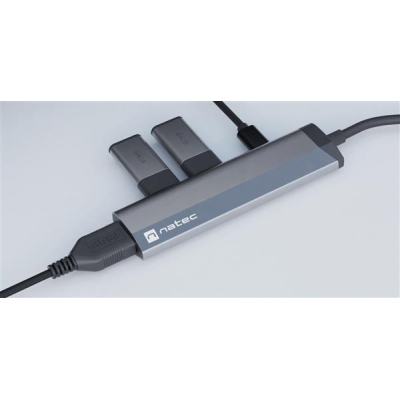 NATEC MULTIPORT FOWLER SLIM USB-C->HUB USB 3.0 X2, HDMI 4K, USB-C PD NMP-1984-5712985