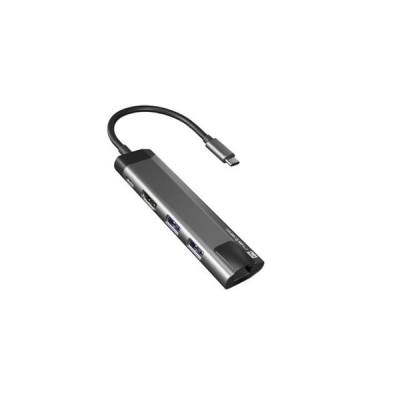 NATEC MULTIPORT FOWLER GO USB-C -> HUB USB 3.0 X2, HDMI 4K, USB-C PD, RJ45 NMP-1985-5712990
