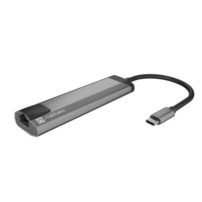 NATEC MULTIPORT FOWLER GO USB-C -> HUB USB 3.0 X2, HDMI 4K, USB-C PD, RJ45 NMP-1985-5712996