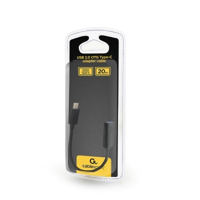 GEMBIRD ADAPTER USB TYP-C MĘSKI DO USB A ŻEŃSKI OTG, 20CM-5759629