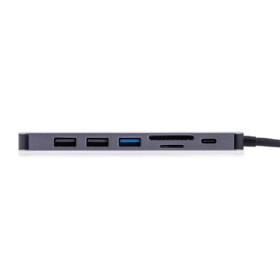UNITEK HUB USB-C 7W1, HDMI 4K, PD 100W, 5GBPS, ALU-5836102
