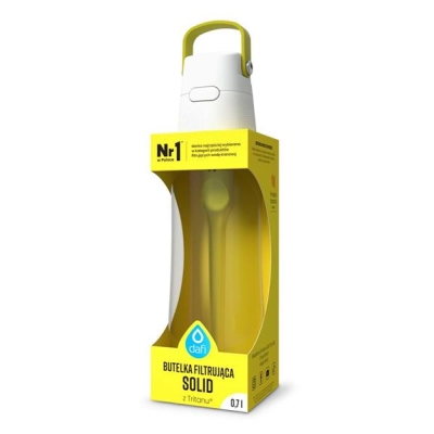 Butelka Dafi SOLID 0,7L z wkładem filtrującym (żółta)-5839827