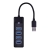 ORICO HUB USB-A 4X USB-A 3.1, CZARNY-5836090
