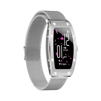 Smartwatch Kumi K18 Svarovski srebrny-5842980
