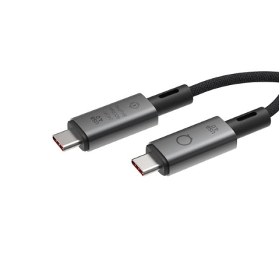 LINQ KABEL USB-C 4.0 THUNDERBOLT 4, PD 3.1 EPR 240W, 8K/60HZ, 40GB/S, 30 CM, W OPLOCIE-5845895
