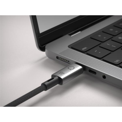LINQ KABEL USB-C 4.0 THUNDERBOLT 4, PD 3.1 EPR 240W, 8K/60HZ, 40GB/S, 30 CM, W OPLOCIE-5845900