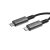 LINQ KABEL USB-C 4.0 THUNDERBOLT 4, PD 3.1 EPR 240W, 8K/60HZ, 40GB/S, 30 CM, W OPLOCIE-5845895
