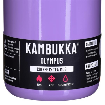 Kambukka kubek termiczny Olympus 500ml -  Violet-5871578