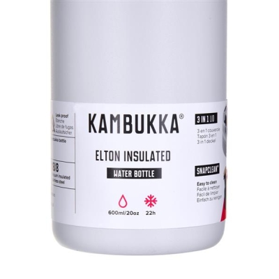 Kambukka butelka termiczna Elton Insulated 600 ml - Chalk White-5871606