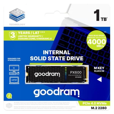 Dysk SSD Goodram PX600 1TB M.2 PCIe NVME gen. 4 x4 3D NAND-5873604