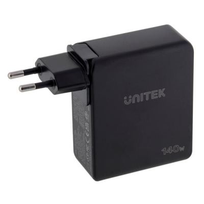 UNITEK ŁADOWARKA GAN 2X USB-C, USB-A, 140W-5887513