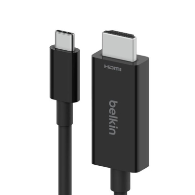 BELKIN KABEL USB-C - HDMI 2.1, M/M, 2M , CZARNY-5895551