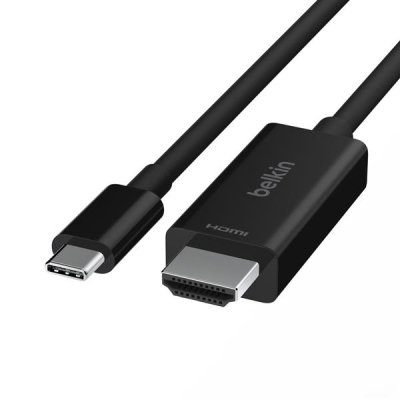 BELKIN KABEL USB-C - HDMI 2.1, M/M, 2M , CZARNY-5895552