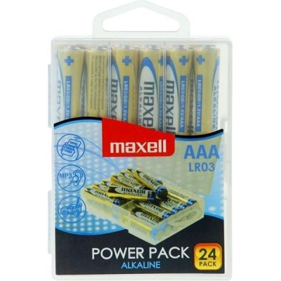 Bateria MAXELL alkaliczna LR03, VALUE BOX 24 szt.