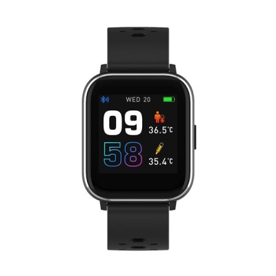 Smartwatch Bluetooth z temperaturą ciała Denver czarny-5980725