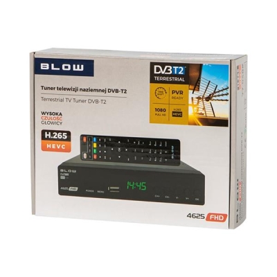 BLOW DEKODER TUNER DVB-T2 BLOW 4625FHD H.265 V2-5984377