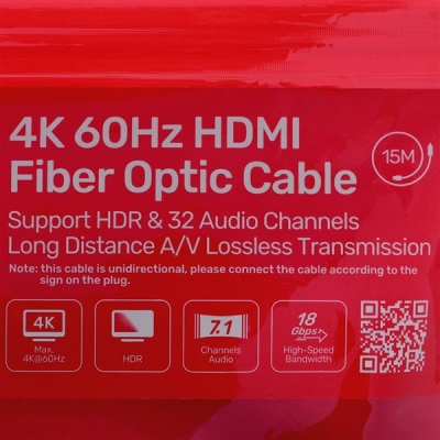 UNITEK KABEL OPTYCZNY HDMI 2.0 AOC 4K 60HZ 15M-5986132